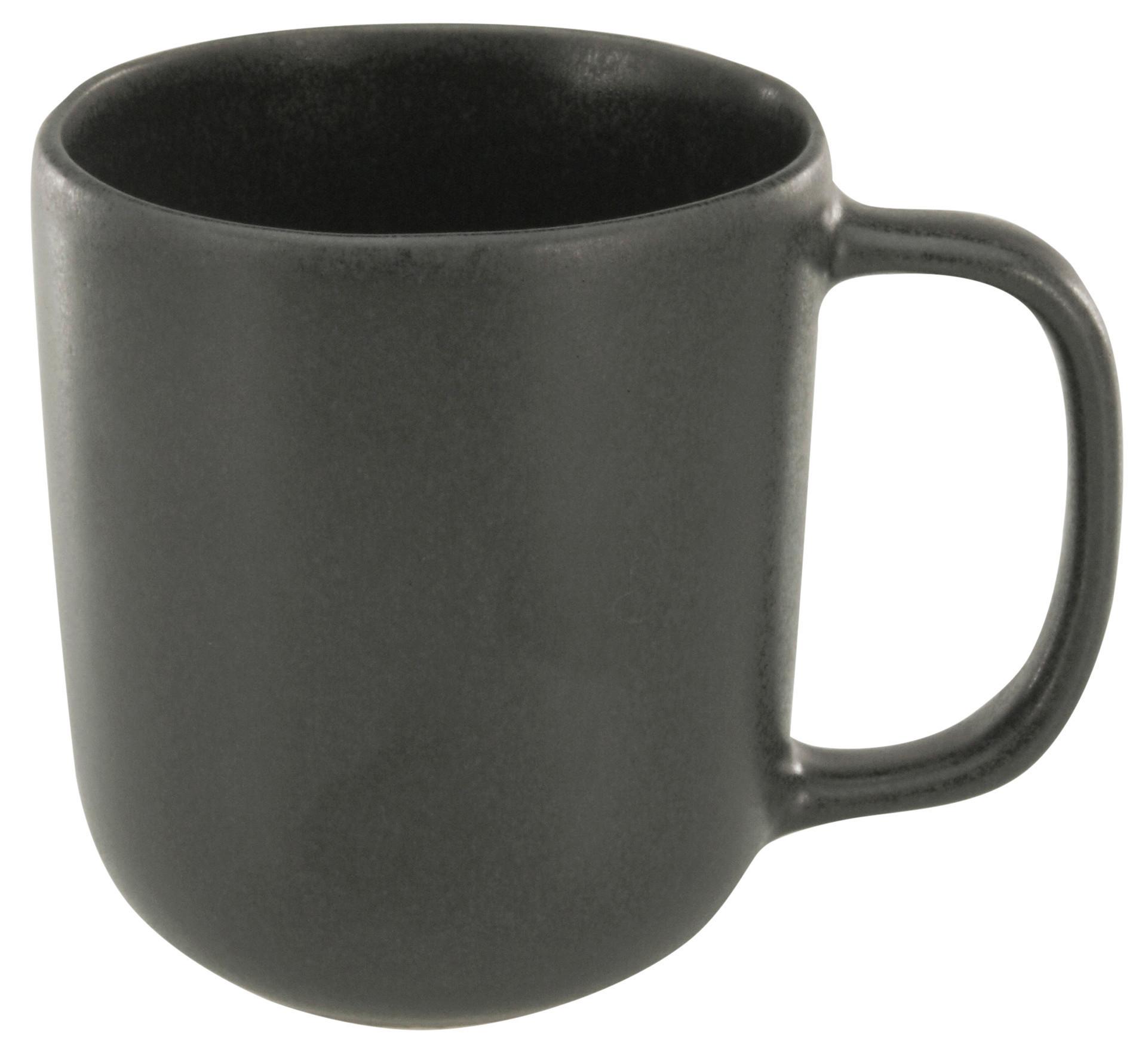 Hrnek Na Kávu Gourmet, 300ml - černá, Moderní, keramika (12/8/10,5cm) - Premium Living