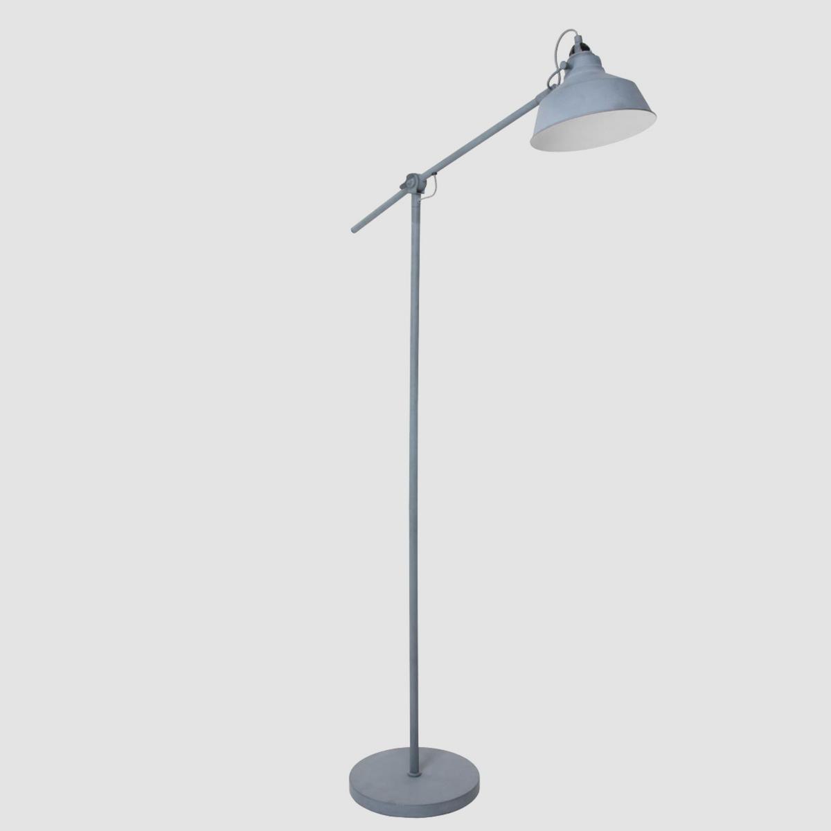 Bogenleuchte Nové - Grau, Trend, Metall (28/130/65cm)