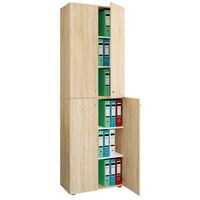 Aktenschrank Lona Eiche Dekor B: 70 cm - Sonoma Eiche, Design, Holzwerkstoff (70/220/39cm) - MID.YOU