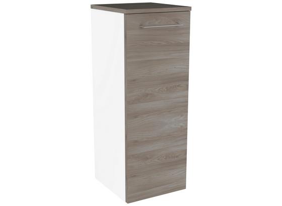 Midischrank Lima B:31cm Weiß/esche Dekor - Eschefarben/Weiß, MODERN, Holzwerkstoff (30,5/81/32cm) - Fackelmann Midischrank Lima B:31cm Weiß/esche Dekor - Eschefarben/Weiß, MODERN, Holzwerkstoff (30,5/81/32cm) - Fackelmann