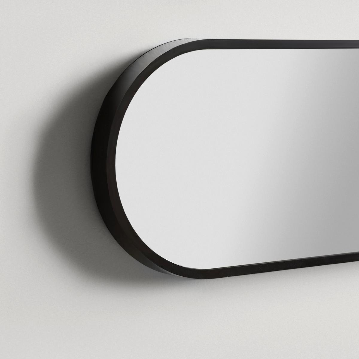 Zrcadlo MONI černá - černá, Moderní, plast/sklo (20/101cm) - Mömax