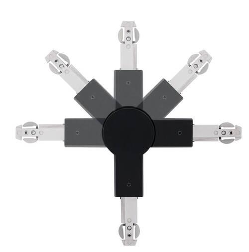 Schienensystem Urail L-Verbinder 96909 Schwarz - Schwarz, Design, Kunststoff/Metall (15,7/1,8/3,6cm) - Paulmann