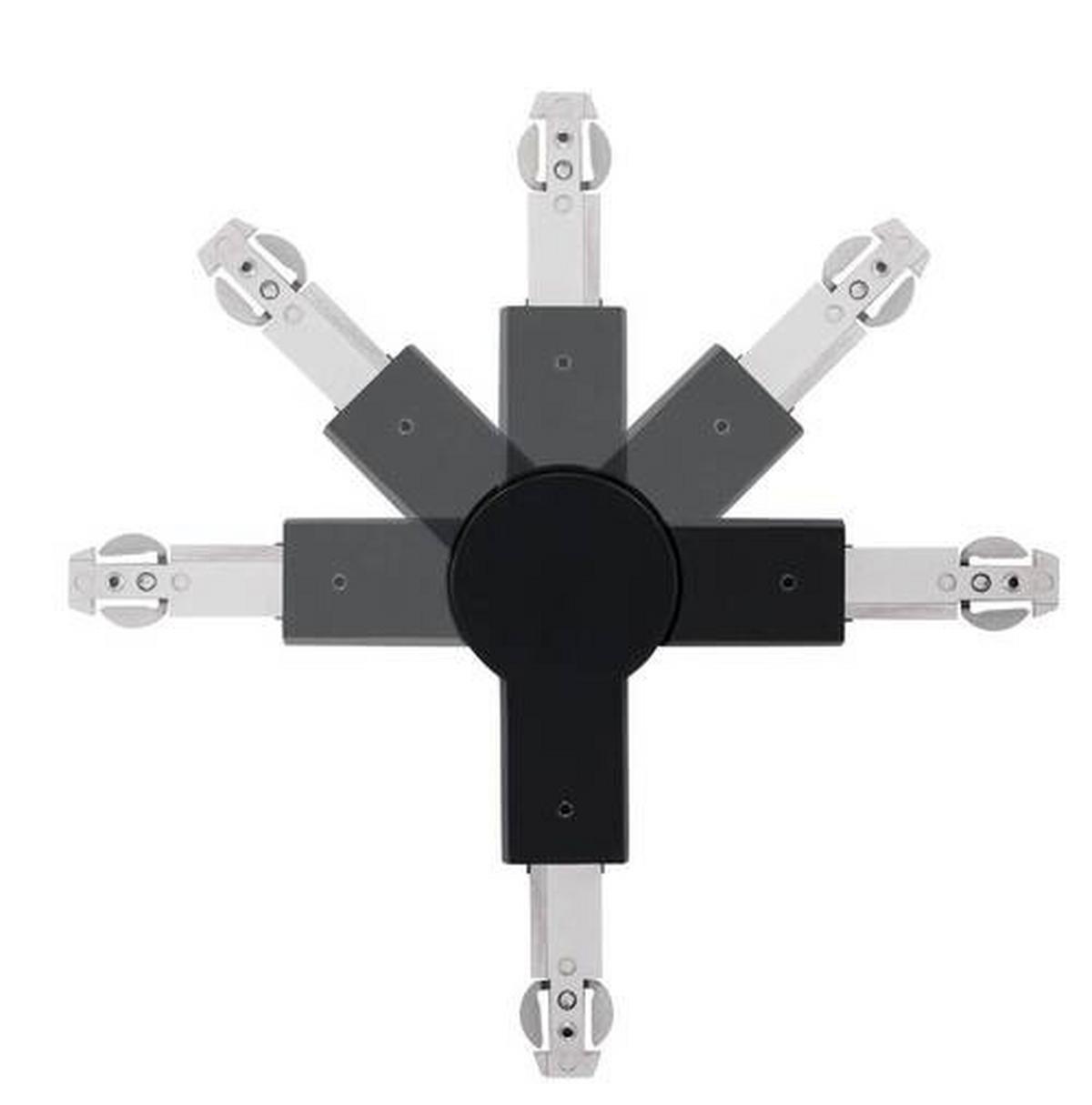 Schienensystem Urail L-Verbinder 96909 Schwarz - Schwarz, Design, Kunststoff/Metall (15,7/1,8/3,6cm) - Paulmann