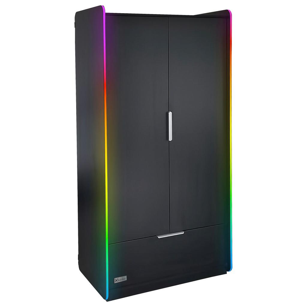 Kleiderschrank Schwarz, B: 95 Cm