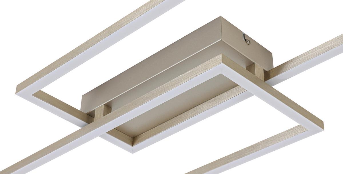 STROPNÉ LED SVIETIDLO CEM - šampanská, Modern, kov/plast (75/30/7cm) - Mömax