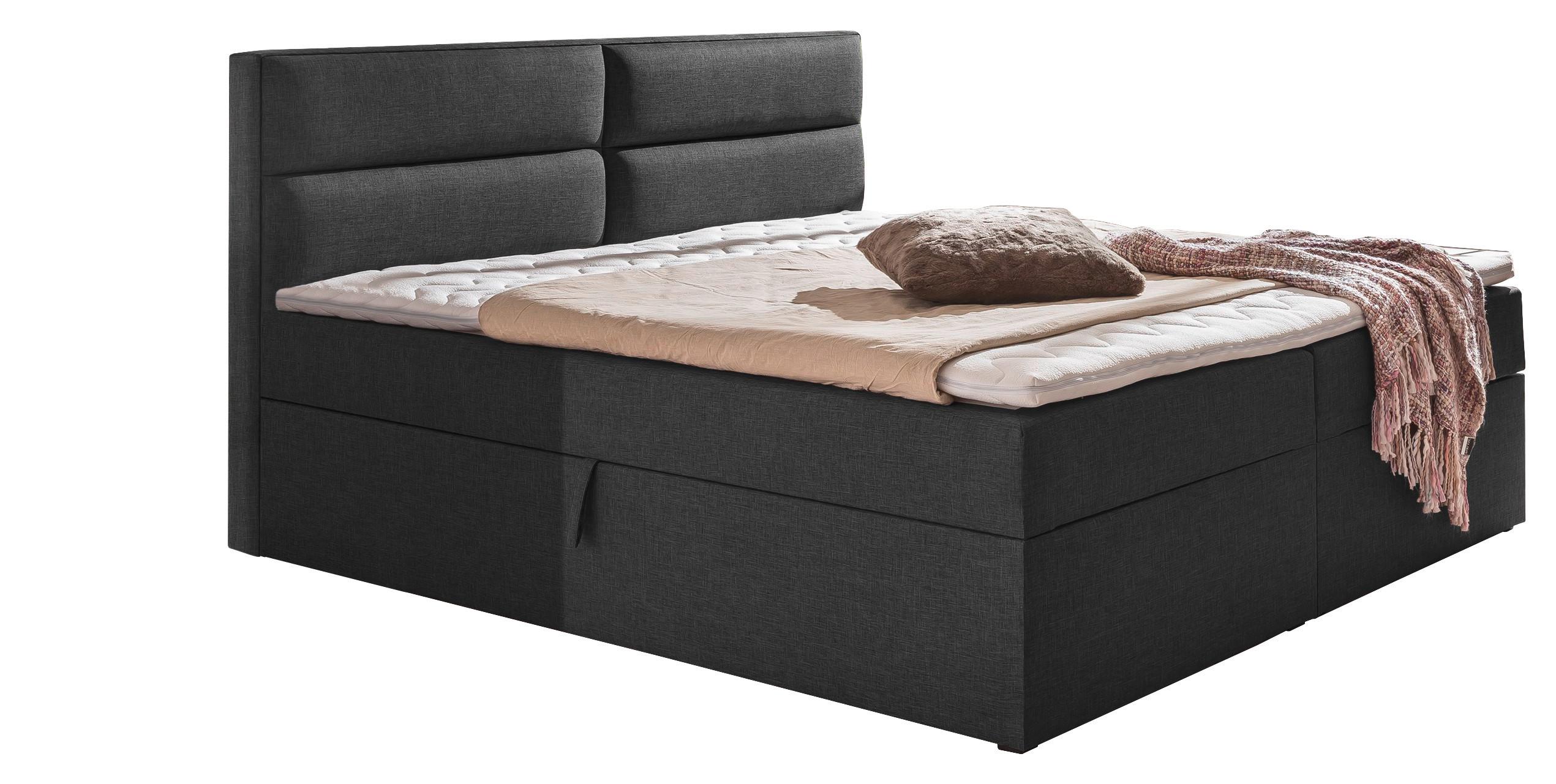 Verstellbares Boxspringbett mit Topper