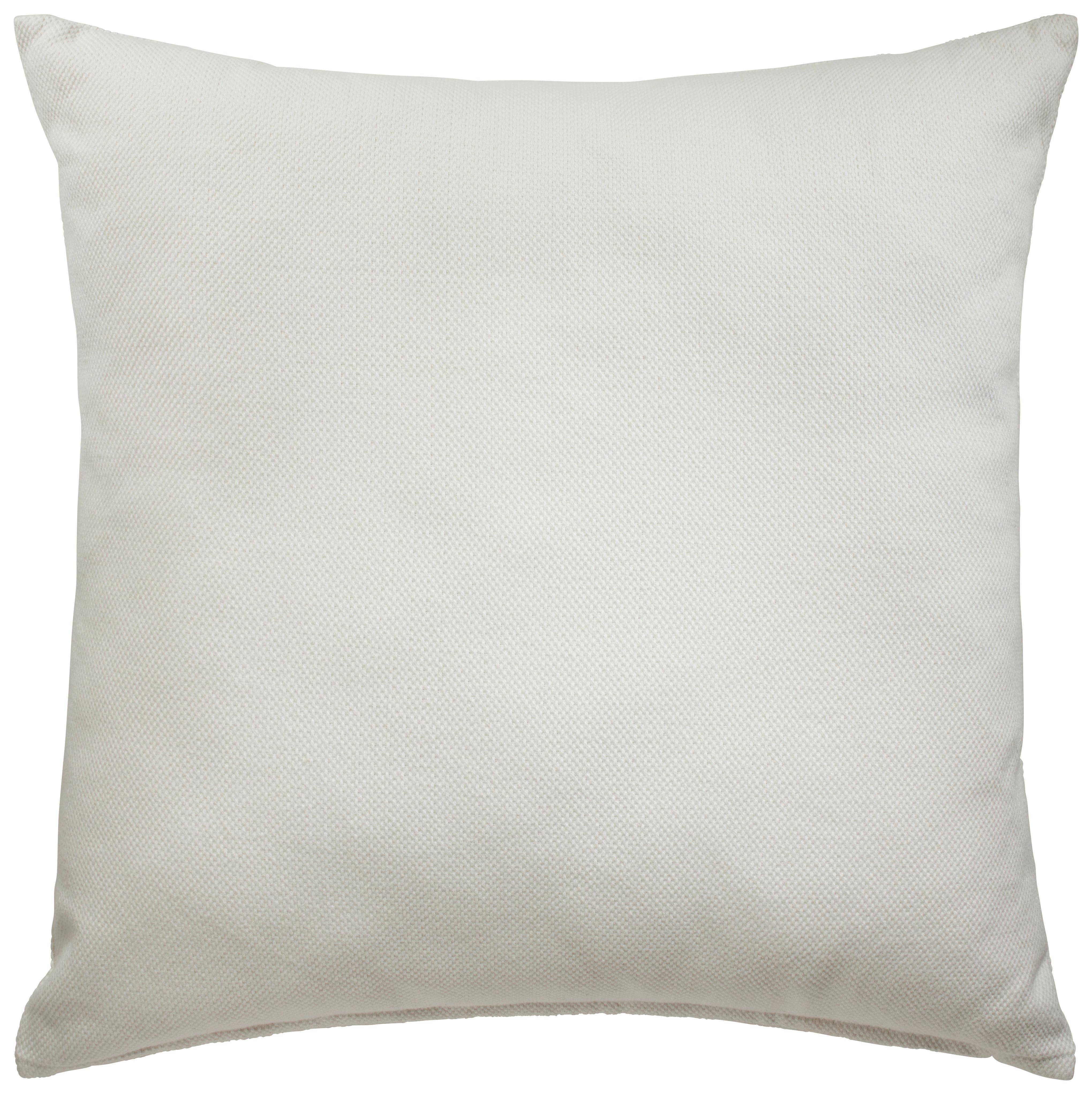 DEKORAČNÍ POLŠTÁŘ Chris, 50/50cm, šedobílá - krémová, Moderní, textil (50/50cm) - Premium Living
