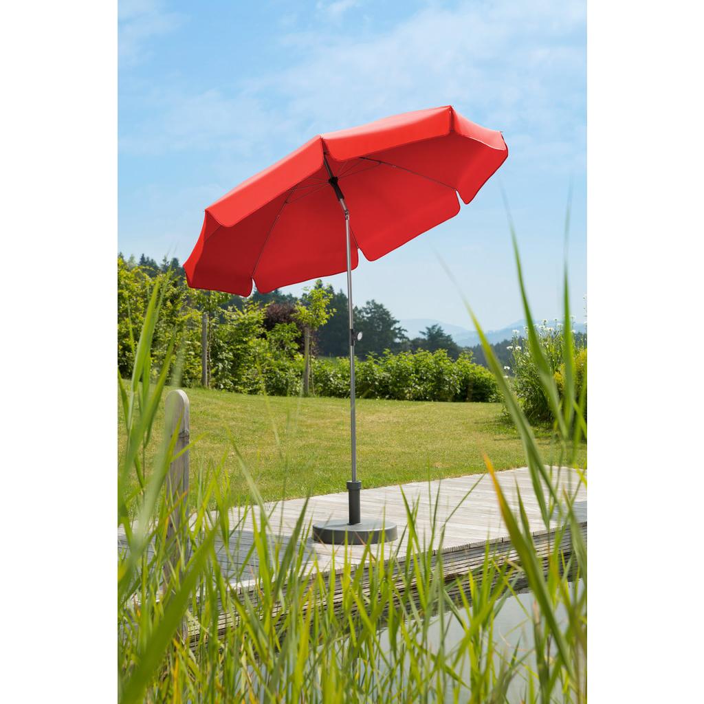 Sonnenschirm Locarno BHT: 200x220x200 cm Rot