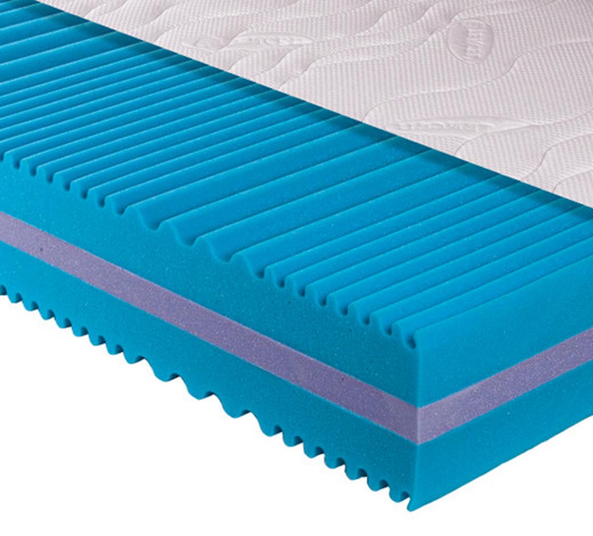 Kaltschaummatratze Cleo H2 Weiß LF: 140x200 cm - Weiß, Basics, Textil (140/200cm) - Breckle