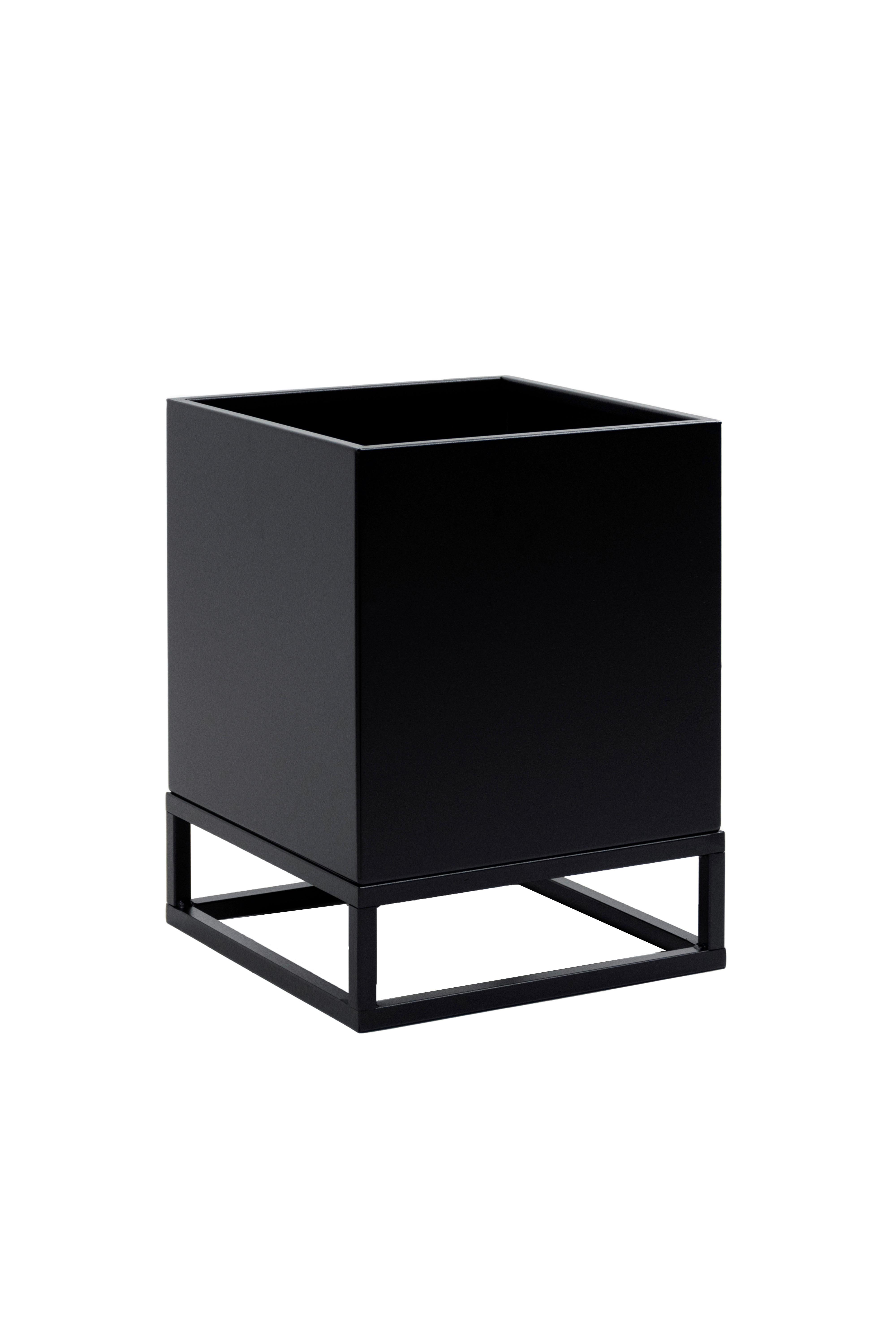 Blumenständer Metall Schwarz Bxhxt: 32x32x40 Cm