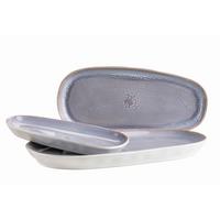 Servierplatten-Set Elea Steinzeug, Flieder, 3-teilig - Flieder, Basics, Keramik - Mäser