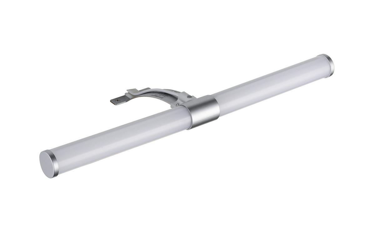 Led-wandleuchte Sinan 1-Flammig - Silberfarben, MODERN, Kunststoff/Metall (40/16,8/9,6cm) - Luca Bessoni