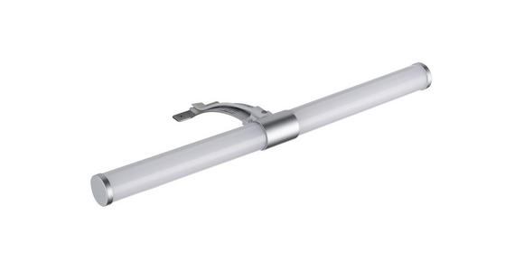 LED-Wandleuchte Sinan 1-Flammig - Silberfarben, MODERN, Kunststoff/Metall (40/16,8/9,6cm) - Luca Bessoni