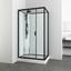 Duschkabine Epic 3 - Schwarz, MODERN, Glas/Metall (120/80/225cm) - Sanotechnik Duschkabine Epic 3 - Schwarz, MODERN, Glas/Metall (120/80/225cm) - Sanotechnik
