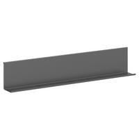 Regálový diel 1x105 cm, 1x120 cm - čierna, Basics, kov (225/12/20cm) - Visiona