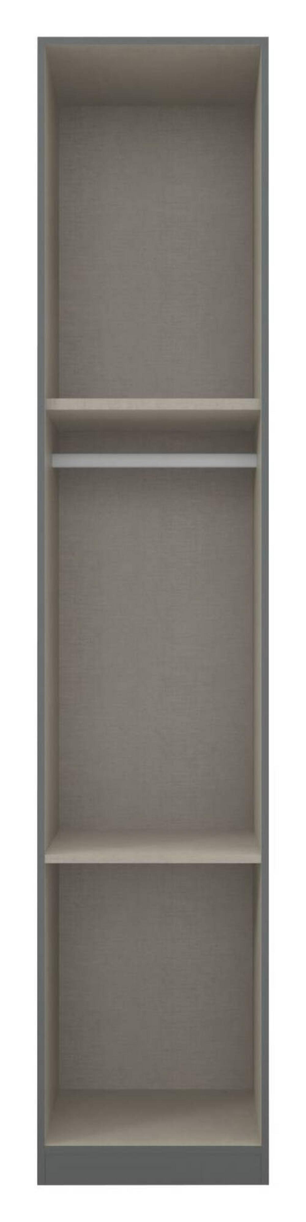 Drehtürenschrank mit Laden B: 47 cm Alabama, Grau - Grau, MODERN, Holzwerkstoff (47/229/54cm) - Rauch Möbel