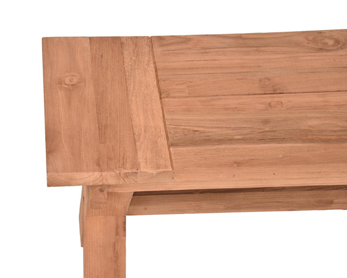 Gartenbank Kisar - Braun, Basics, Holz (35/48/200cm) - Gardenson