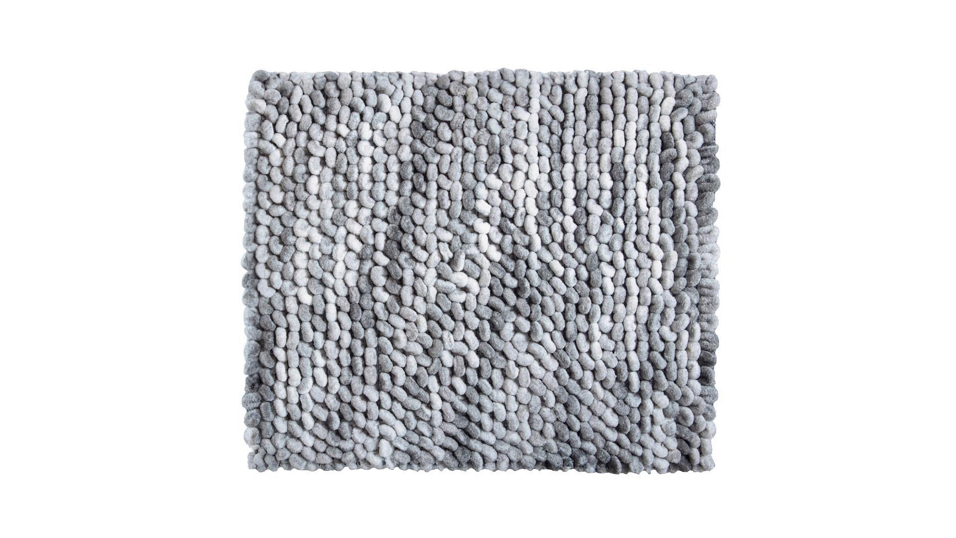 Bidet-Vorleger Punto - Grau, KONVENTIONELL, Textil (50/60cm) - Grund