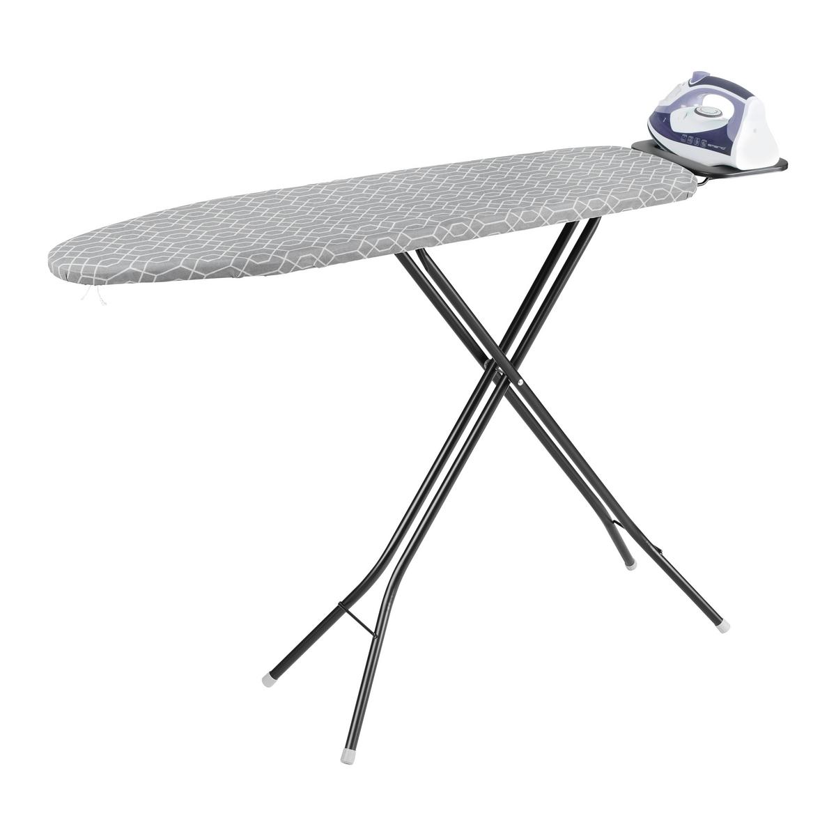 žehlící prkno MICHI - šedá, Moderní, kov/textil (127/30/89cm) - Mömax