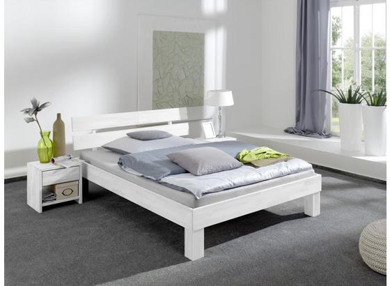 Futonbett Echtholz Massiv 100x200 Julia, Buche - Weiß, Design, Holz (100/200cm) - Livetastic Futonbett Echtholz Massiv 100x200 Julia, Buche - Weiß, Design, Holz (100/200cm) - Livetastic