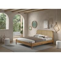 Bett Olive Eichefarben 180x200cm - Eichefarben, MODERN, Holz/Holzwerkstoff (180/200cm) - Vipack