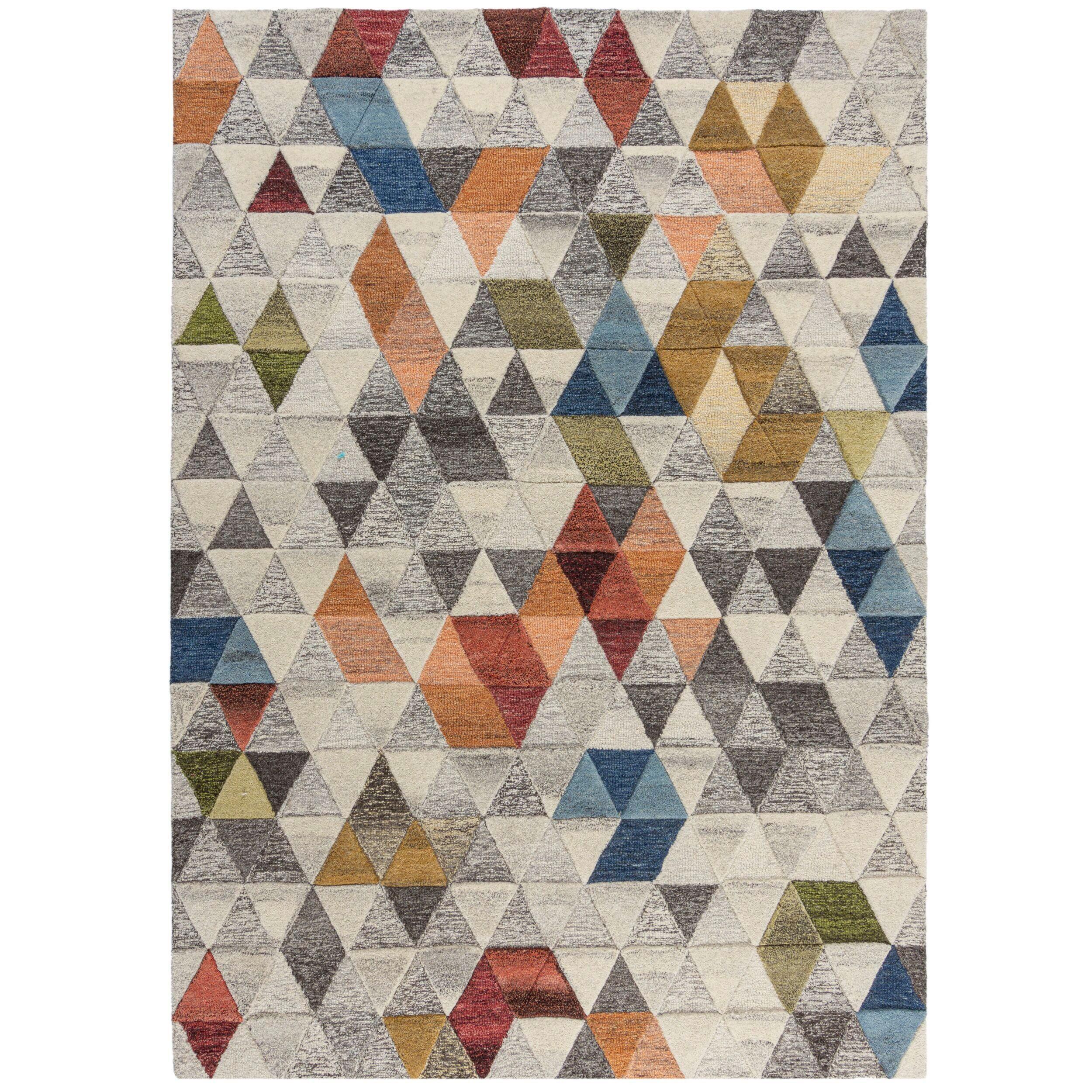 Wollteppich Wollteppich Naturfarbenb:230cm - Multicolor/Naturfarben, Basics, Textil (230/160cm)