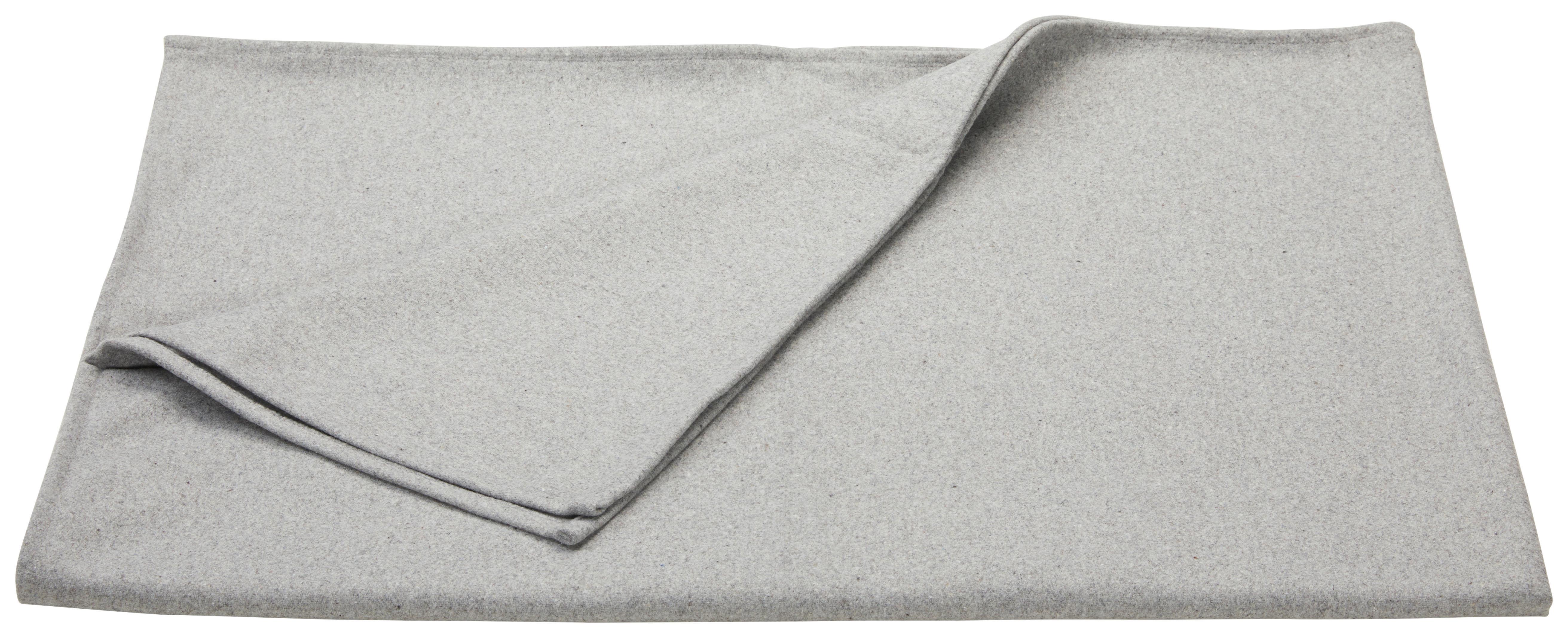 Kuscheldecke Stockholm - Grau, MODERN, Textil (145/200cm) - Luca Bessoni