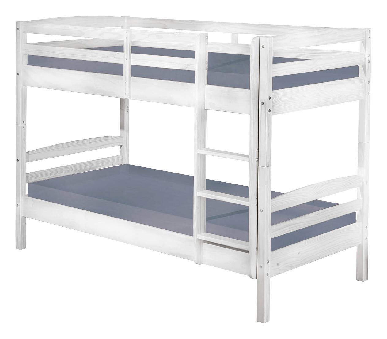 Etagenbett Annika, Weiß 90/200cm - Weiß, KONVENTIONELL, Holz (90/200cm) - Livetastic