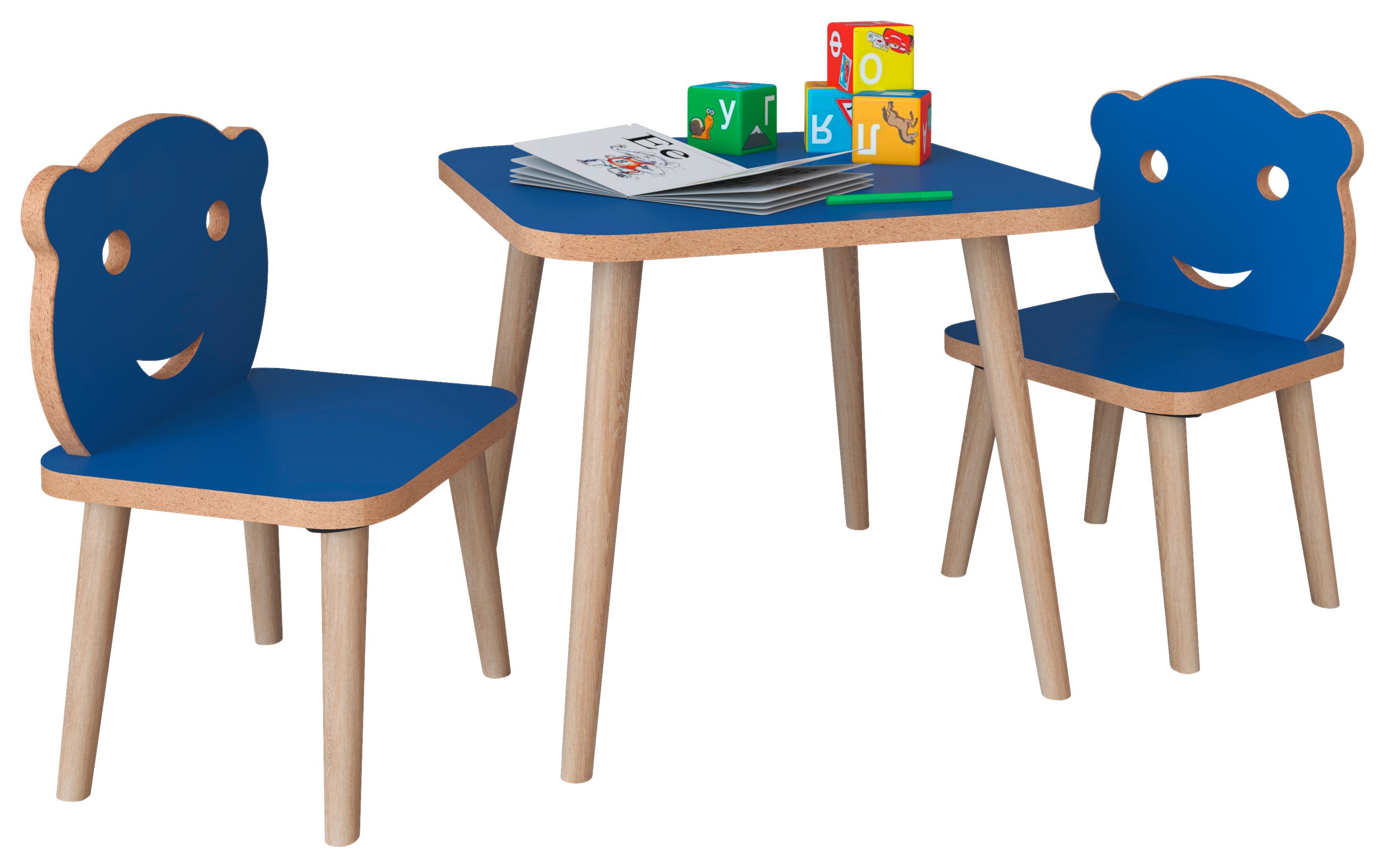 Kindersitzgruppe Lilula Blau Lilula - Blau, MODERN, Holzwerkstoff - MID.YOU