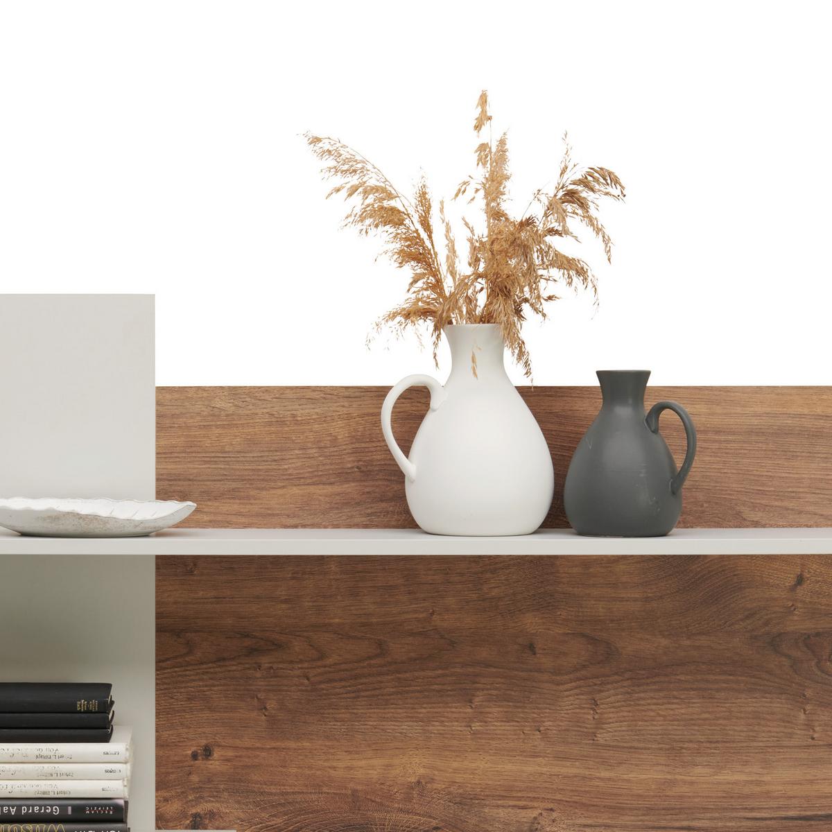 Wandboard Arian B: 150 cm Eiche Dekor/Hellgrau - Eichefarben/Hellgrau, MODERN, Holzwerkstoff (150/85,3/19,6cm)