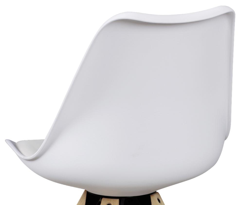 Sada stoličiek LIMA biela - biela/farba duba, Design, drevo/textil (48/89/48cm) - MID.YOU