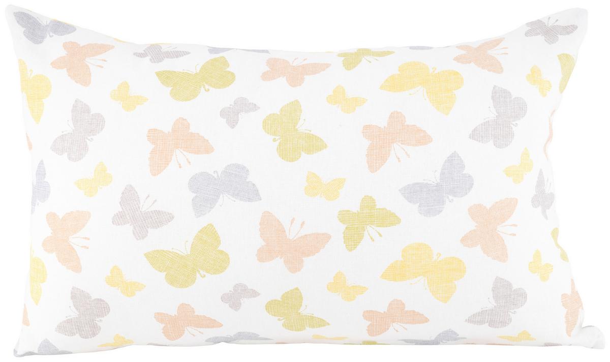 Zierkissen Clarissa - Hellrosa/Gelb, MODERN, Textil (30/50cm) - Luca Bessoni