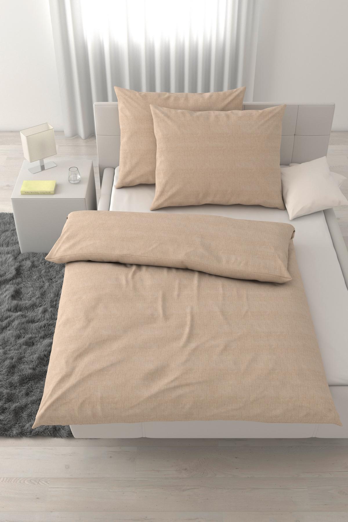 POSTEĽNÁ BIELIZEŇ TY XXL - béžová, textil (200/220cm) - Mömax