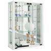 Hängevitrine Udina Weiß B: 60 Cm - Schwarz/Weiß, MODERN, Glas/Holz (60/80/25cm) - MID.YOU