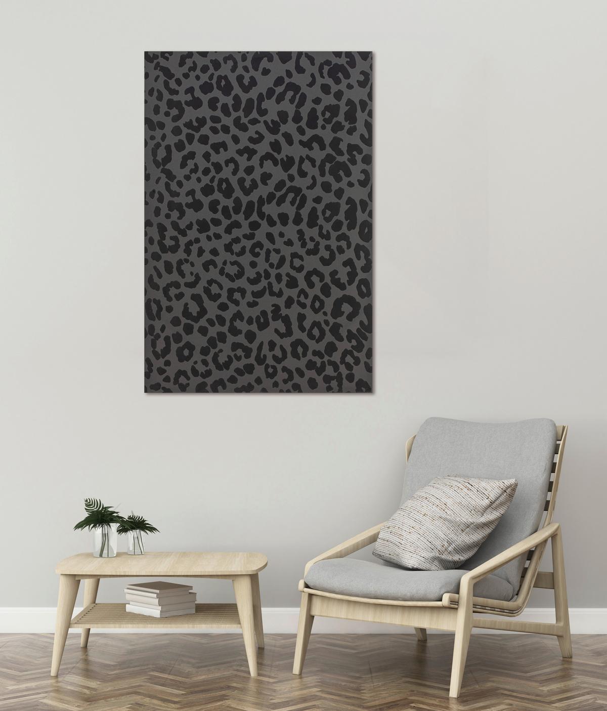 Obraz na plátne LEO - čierna, kompozitné drevo/textil (60/90/2,8cm) - Mömax