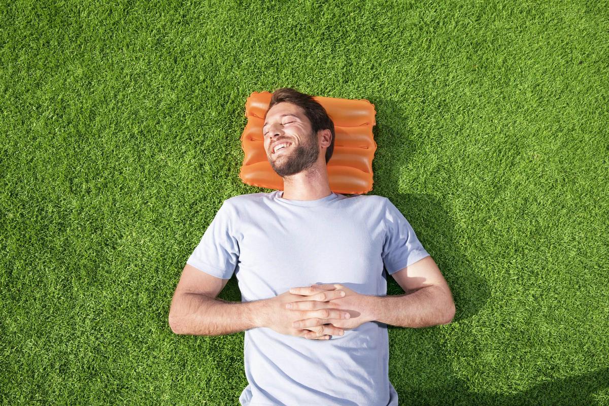 Aufblasbares Luftkissen Evelin Farbl. Sort. Bxl: Ca. 38x25 Cm - Blau/Pink, KONVENTIONELL, Kunststoff (38/25/5cm) - Bestway