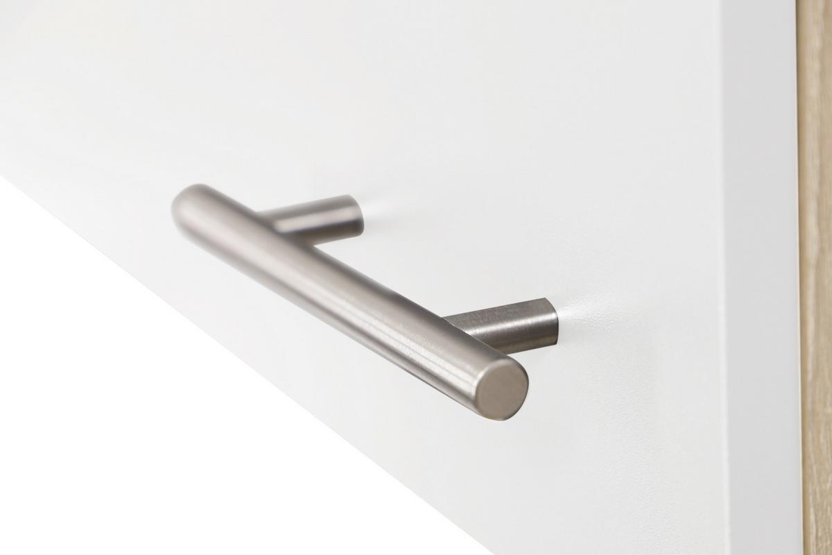 MINIKÜCHE Merle Weiß/Eiche Dekor B:100cm - Eichefarben/Weiß, Basics, Holzwerkstoff (100cm) - Respekta