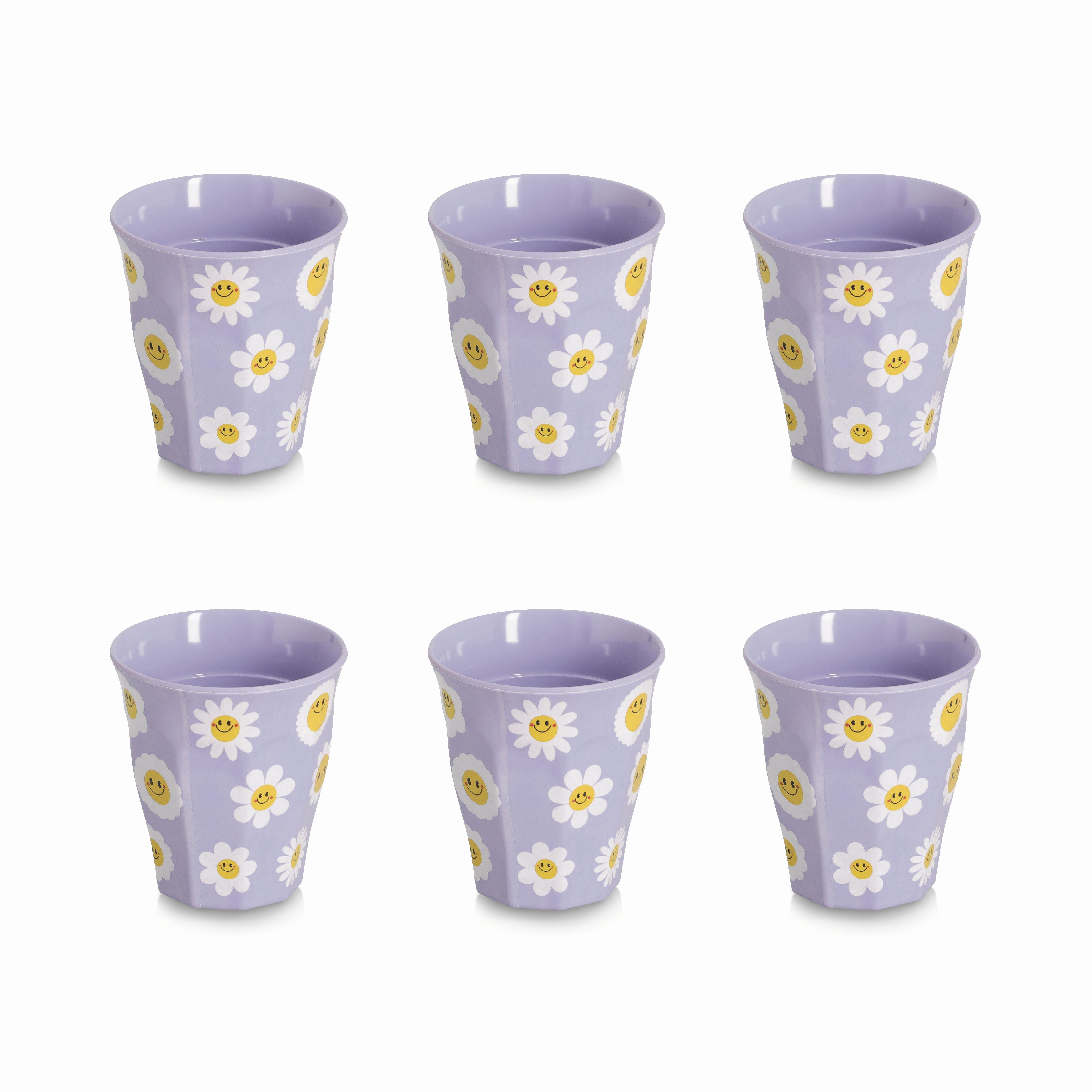 Trinkbecher 240 ml 6er Set flieder - Flieder, Basics, Kunststoff (8,5/8,5/9,2cm) - Zeller Present