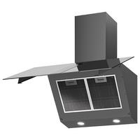 DUNSTABZUGSHAUBE UNA75S1 - Schwarz, MODERN, Glas/Metall (75cm)