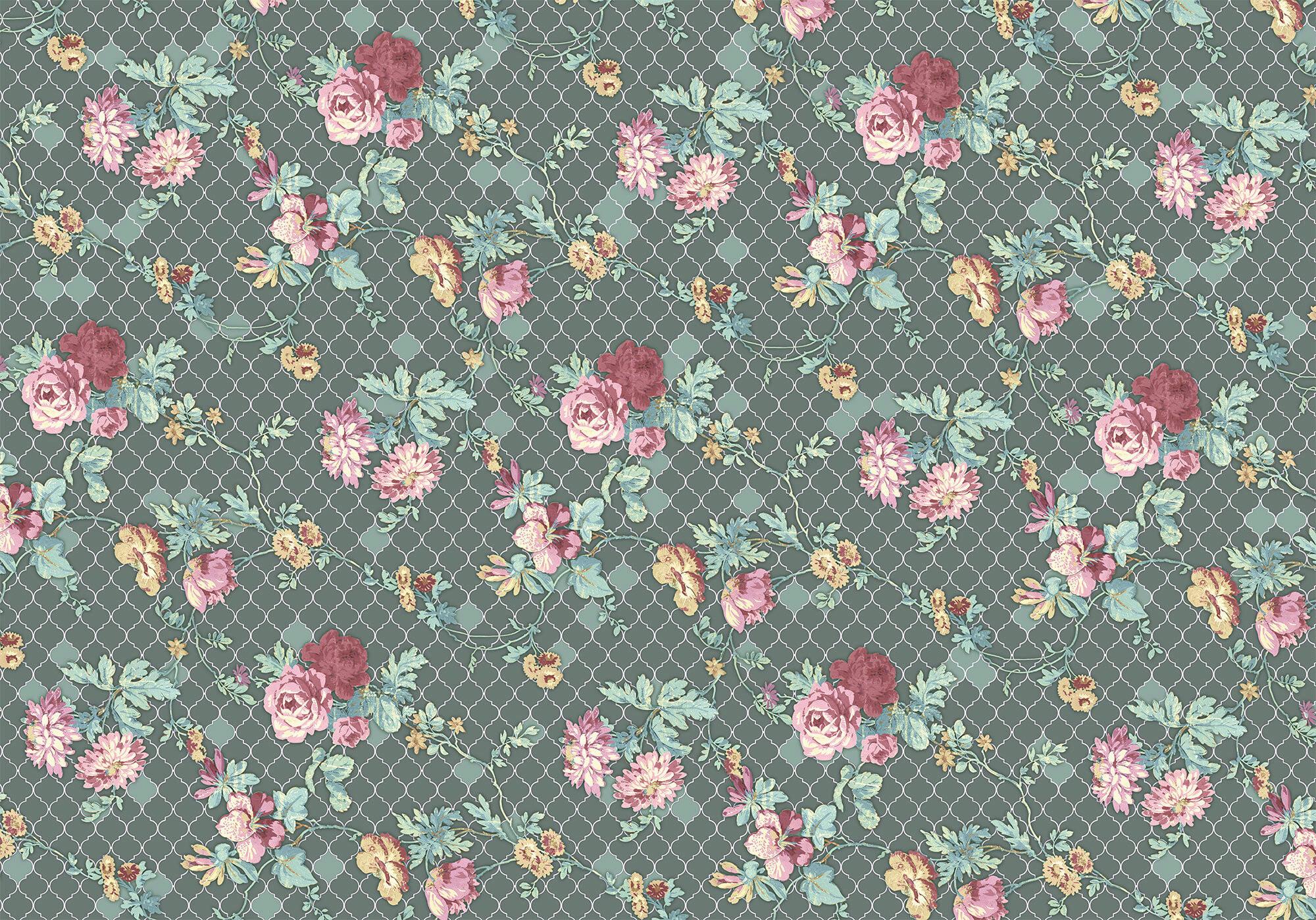 Fototapete Embellish - Multicolor, Trend, Papier (400/280cm) - Komar