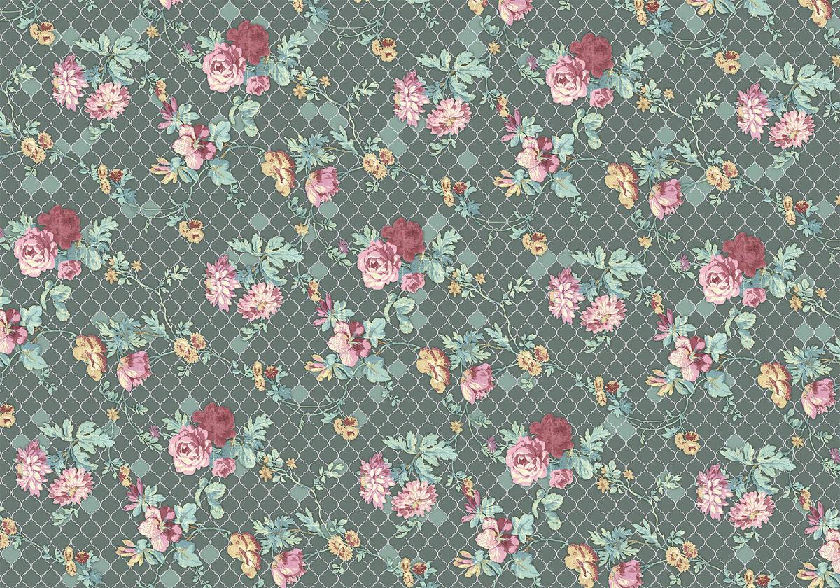 Fototapete Embellish - Multicolor, Trend, Papier (400/280cm) - Komar