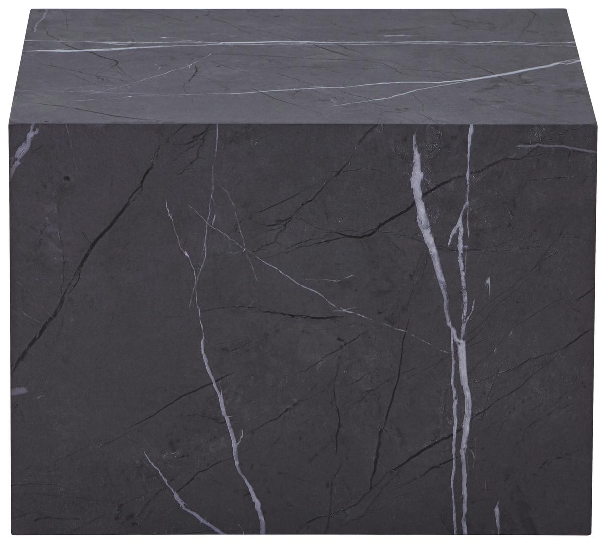 Beistelltisch Cuboid 125 Grau B: 55 Cm - Grau, Design, Holzwerkstoff (55/55/40cm) - Kayoom