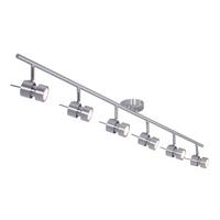 Deckenleuchte Natasja Led - Silberfarben, Trend, Metall (18/12/134cm)