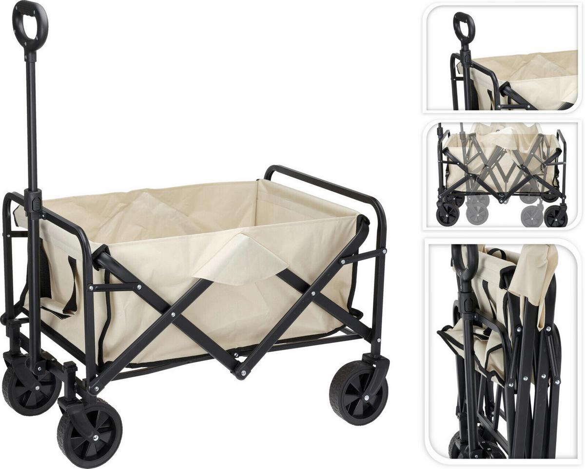 Bollerwagen Le9000010 - Beige, Basics, Metall (73,5/51/92cm)