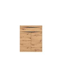 Schuhschrank Turino Eiche Artisan Dekor B: 86 Cm - Eichefarben, MODERN, Holzwerkstoff (86/101,6/40cm)