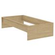 Unit Elements Bettrahmen 90x200 cm Eichefarben - Eichefarben, KONVENTIONELL, Holzwerkstoff (90/200cm) - Ondega