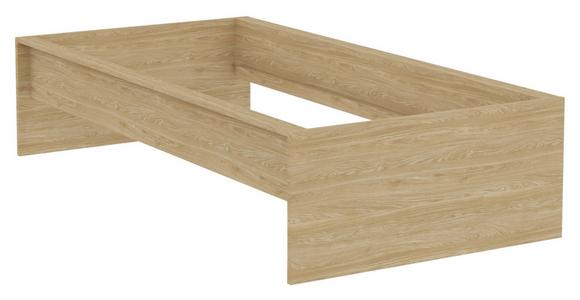 Unit Elements Bettrahmen 90x200 cm Eichefarben - Eichefarben, KONVENTIONELL, Holzwerkstoff (90/200cm) - Ondega