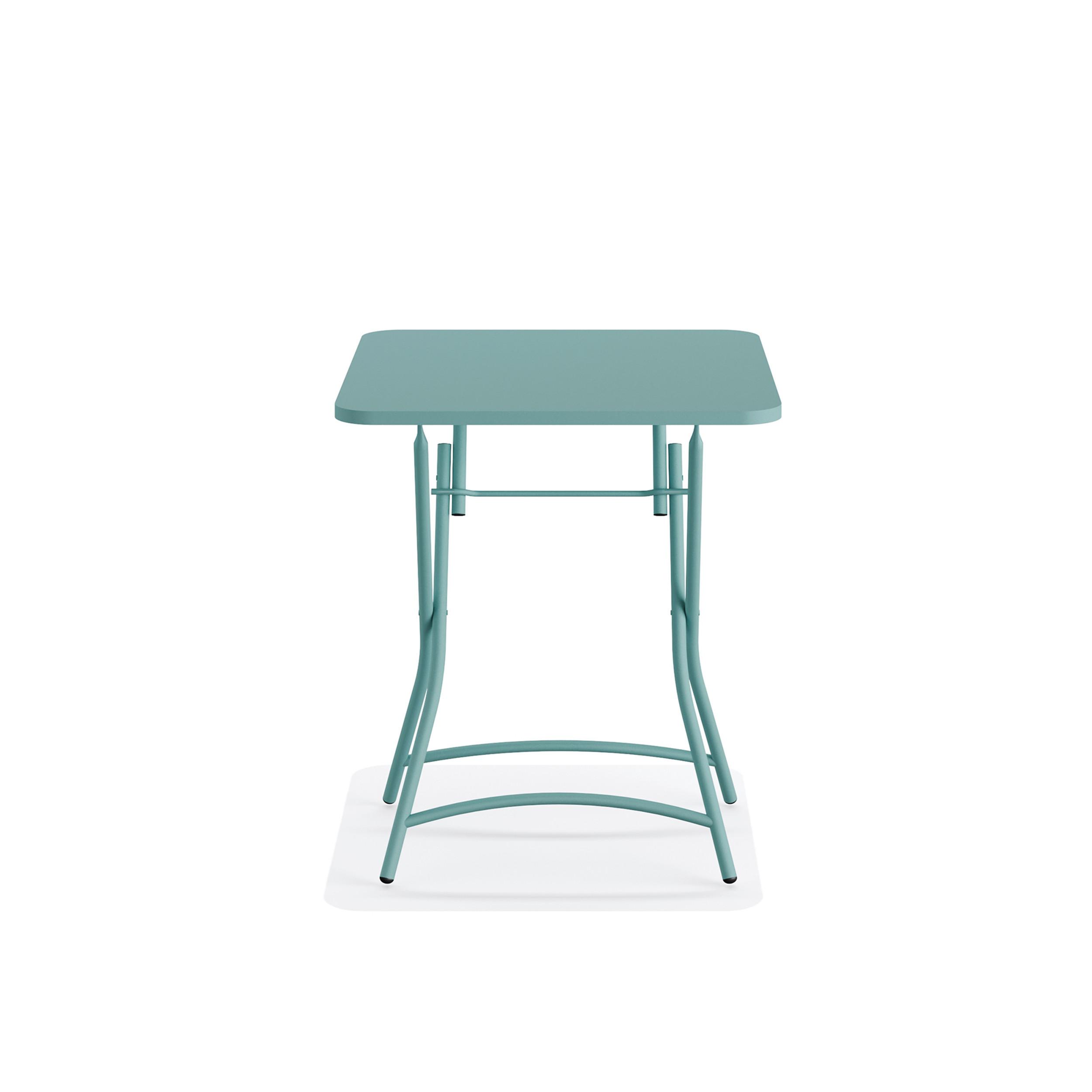 Bistrotisch Breeze Bistro Klapptisch - Blau, LIFESTYLE, Metall (60/74/60cm)