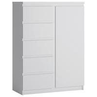 VYSOKÁ KOMODA FRIBO - Moderní, kompozitní dřevo/plast (83,1/113,9/40cm)