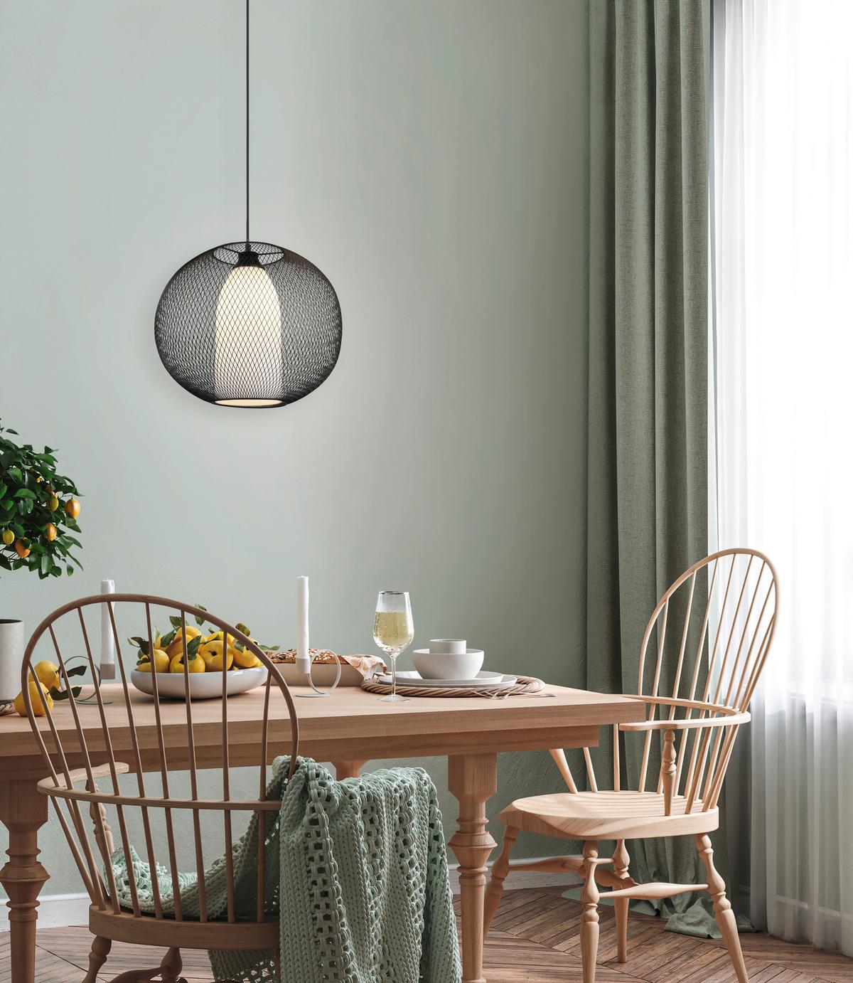 Pendelleuchte 313900132 Filo - Schwarz/Weiß, KONVENTIONELL, Glas/Metall (40/150cm) - Trio Leuchten